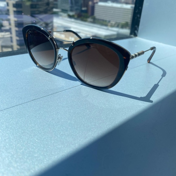 Burberry dark Havana sunglasses main image 7